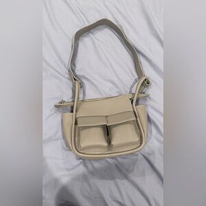 Elegant Grey Shoulder Bag
